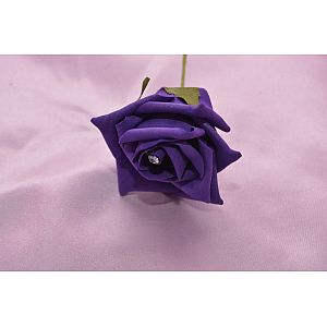 Purple With Diamante: 1 Flower