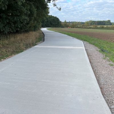 New Concrete Access Road