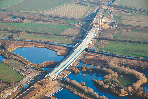 £1.5bn A14 Huntingdon to Cambridge