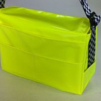 Leaflet Delivery Bag, Pockets, Chequered Strap