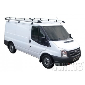  Aluminium Roof Rack - Ford Transit 2000 On SWB Low Roof Twin Doors