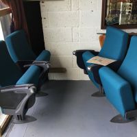 Vintage cinema seats